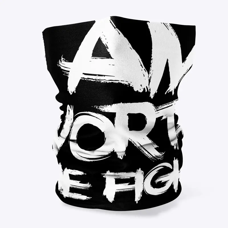 I Am Worth The Fight Neck Gaiter