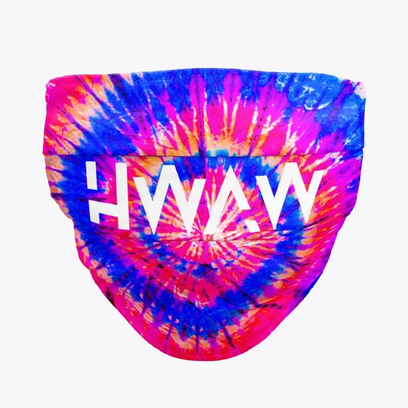 HWAW Tye Dye Alt colors Face Mask