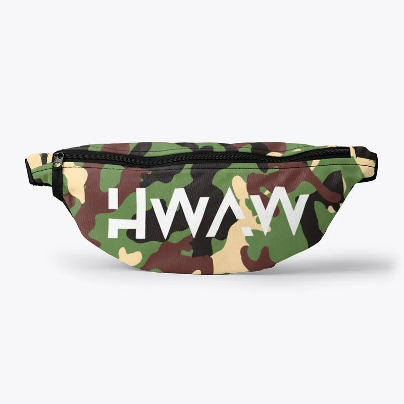 HWAW Camo Fanny Pack