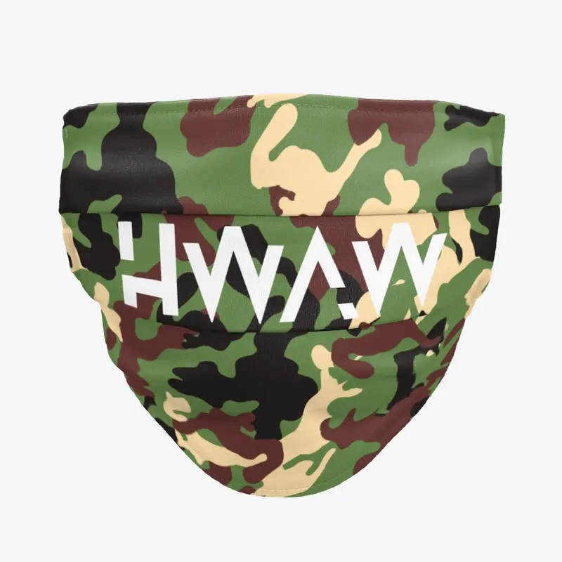 HWAW Camo Face Mask